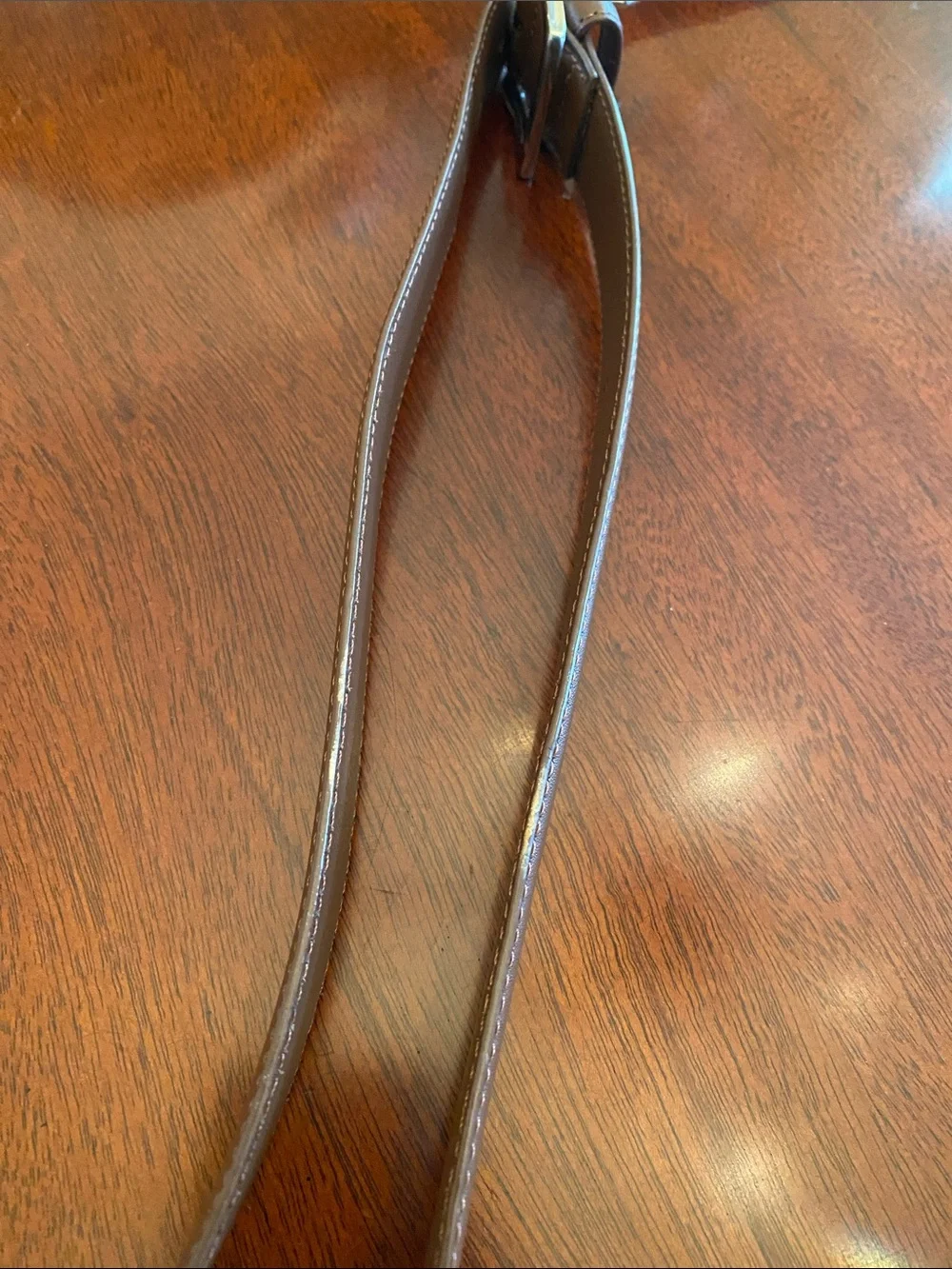 J. Crew Brown 100% Leather  Classic Dress Belt